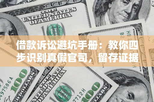 济南借款诉讼避坑手册：教你四步识别真假官司，留存证据不踩雷