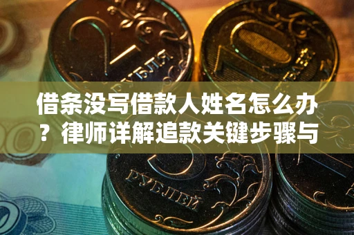 济南借条没写借款人姓名怎么办？律师详解追款关键步骤与证据链构建