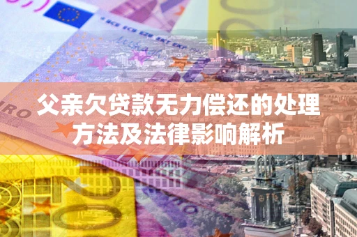 济南父亲欠贷款无力偿还的处理方法及法律影响解析